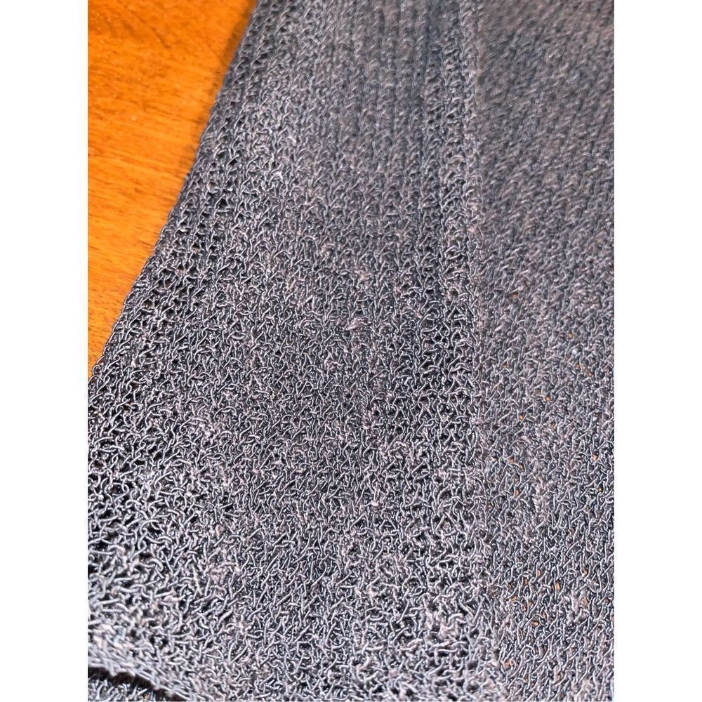 Eileen Fisher Small Gray Loose Weave Cardigan see note - Picture 4 of 8